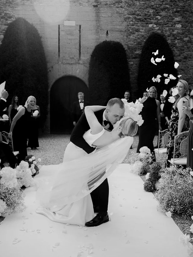 | A wedding in a French Château |A memory of an elegant wedding at the stunning @chateaudefontareches a day marked by timeless charm, romance, and unforgettable moments.
Thanks again to Nicole and Tanner for their trust, brides and grooms who came from San Diego to celebrate their wedding for 3 days in the South of France.Amazing team :
@chateaudefontareches
@empreinteephemere
@covaproductions
@citronpavot
@le.fleuriste
@_me_and_o_
@janaanncouturebridal
@suitsupply
@theblacktux
@delphine.ruffini#provencewedding
#destinationwedding
#luxurywedding
#chateauwedding
#southwedding
#minimalwedding
#blacktiewedding